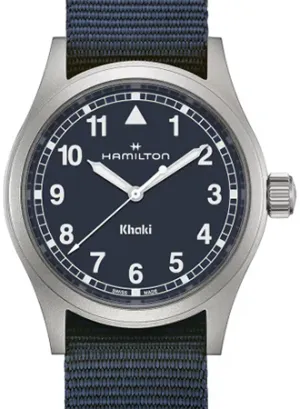 Khaki Field Quartz 38mm Blue Ref. H69401940