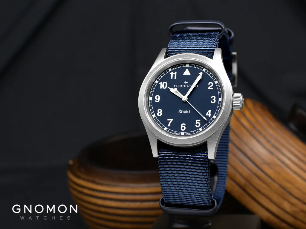 Khaki Field Quartz 38mm Blue Ref. H69401940