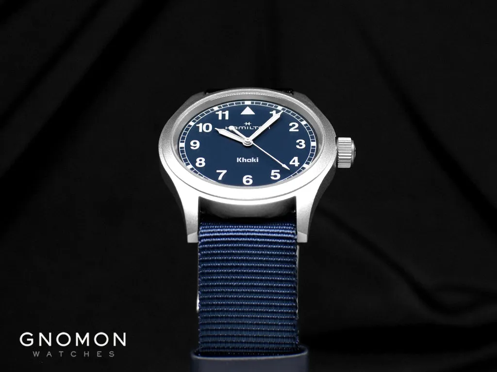 Khaki Field Quartz 38mm Blue Ref. H69401940