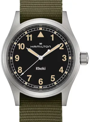 Khaki Field Quartz 38mm Vintage Black Ref. H69401930