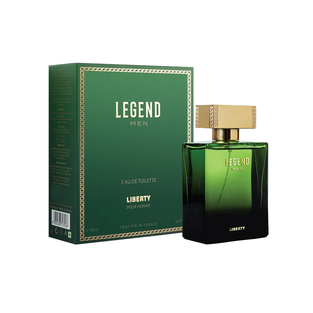 Liberty Luxury Legend Perfume for Men (100ml/3.4Oz), Eau de Toilette (EDT), Crafted in France, Long Lasting Smell, Oriental & Woody notes