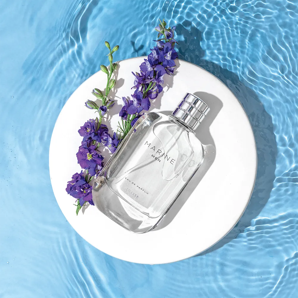 Liberty Luxury Marine Perfume for Men (100ml/3.4Oz), Eau De Parfum (EDP), Crafted in France, Long Lasting Smell, Fresh & Aquatic notes.