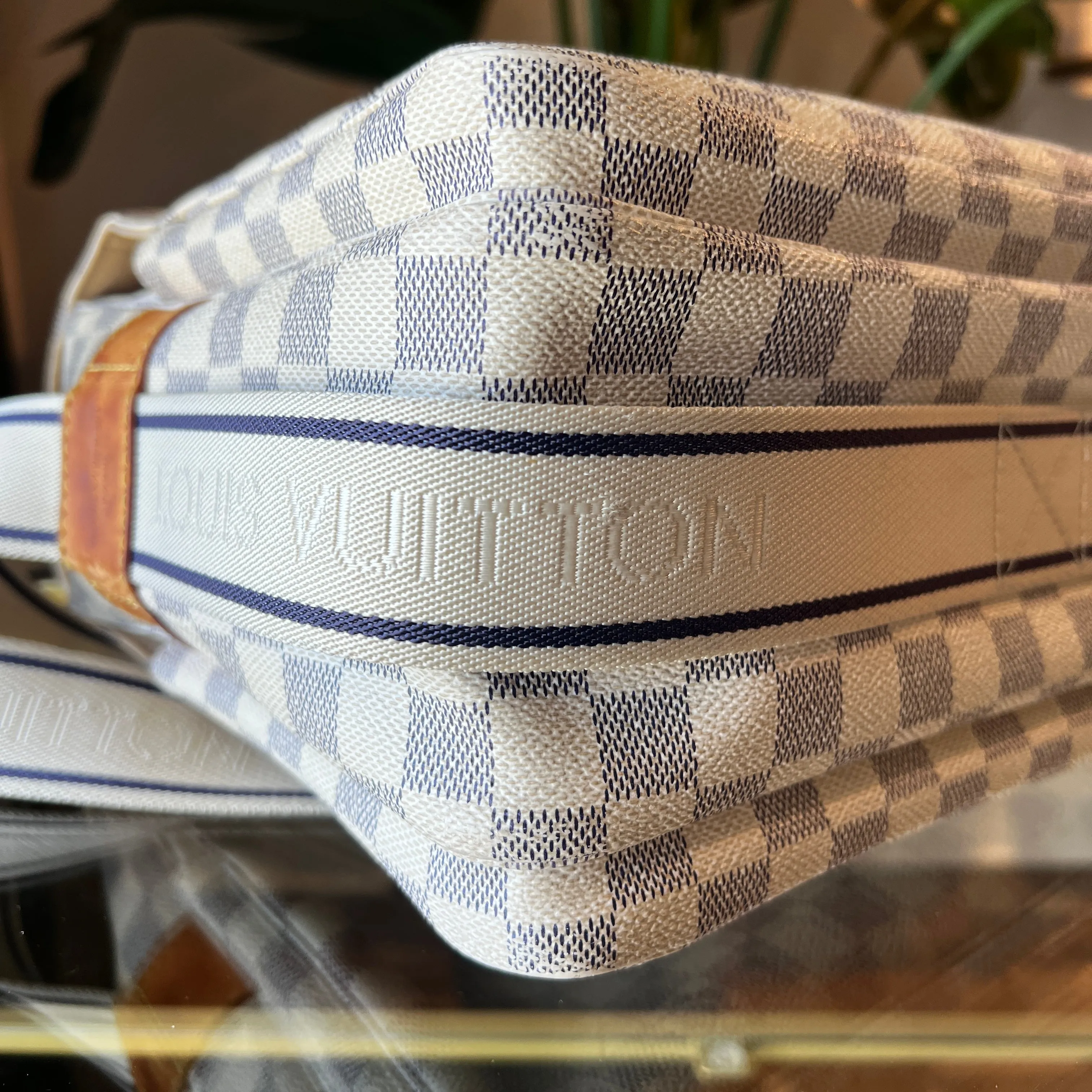 LOUIS VUITTON Naviglio Damier Azur Shoulder Bag