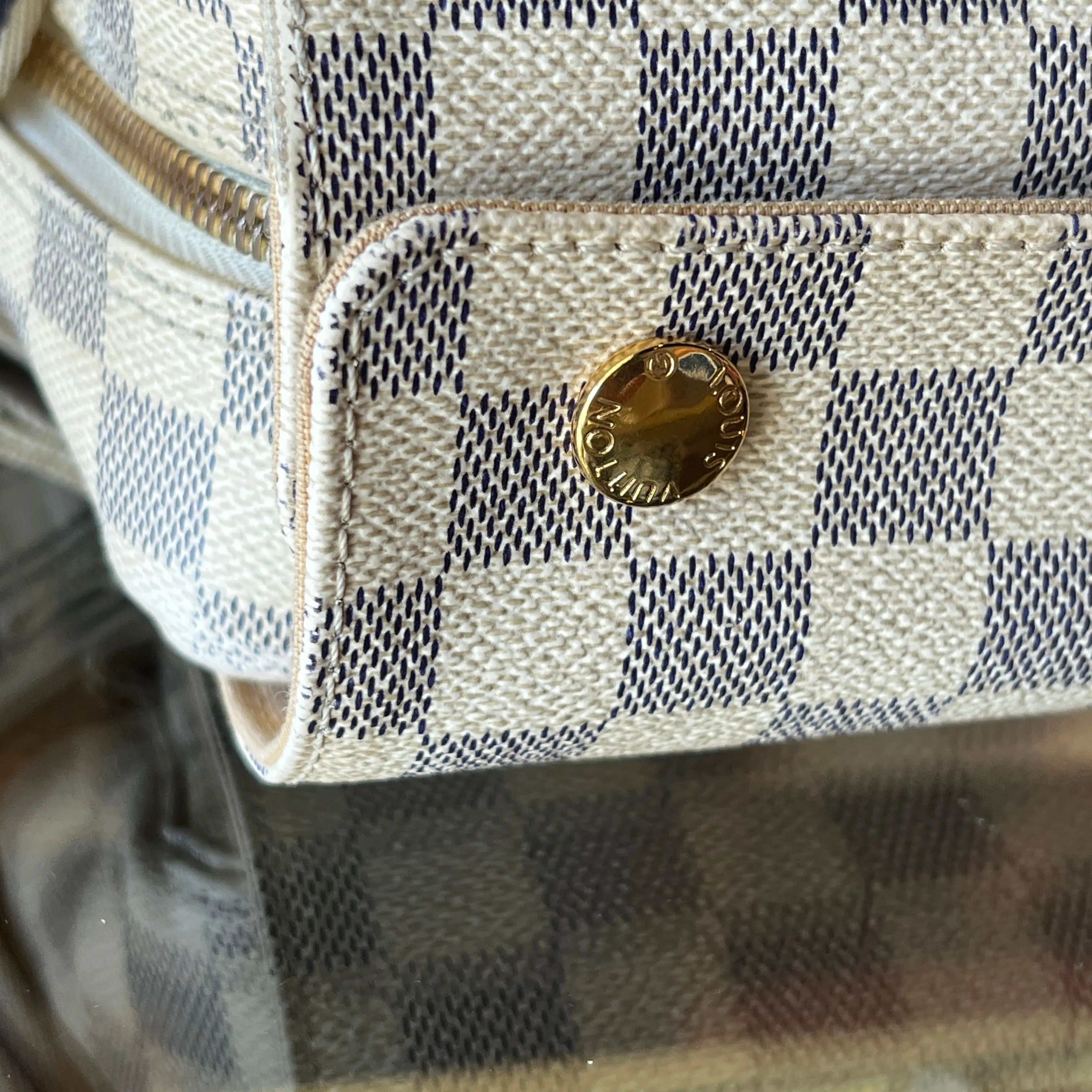 LOUIS VUITTON Naviglio Damier Azur Shoulder Bag