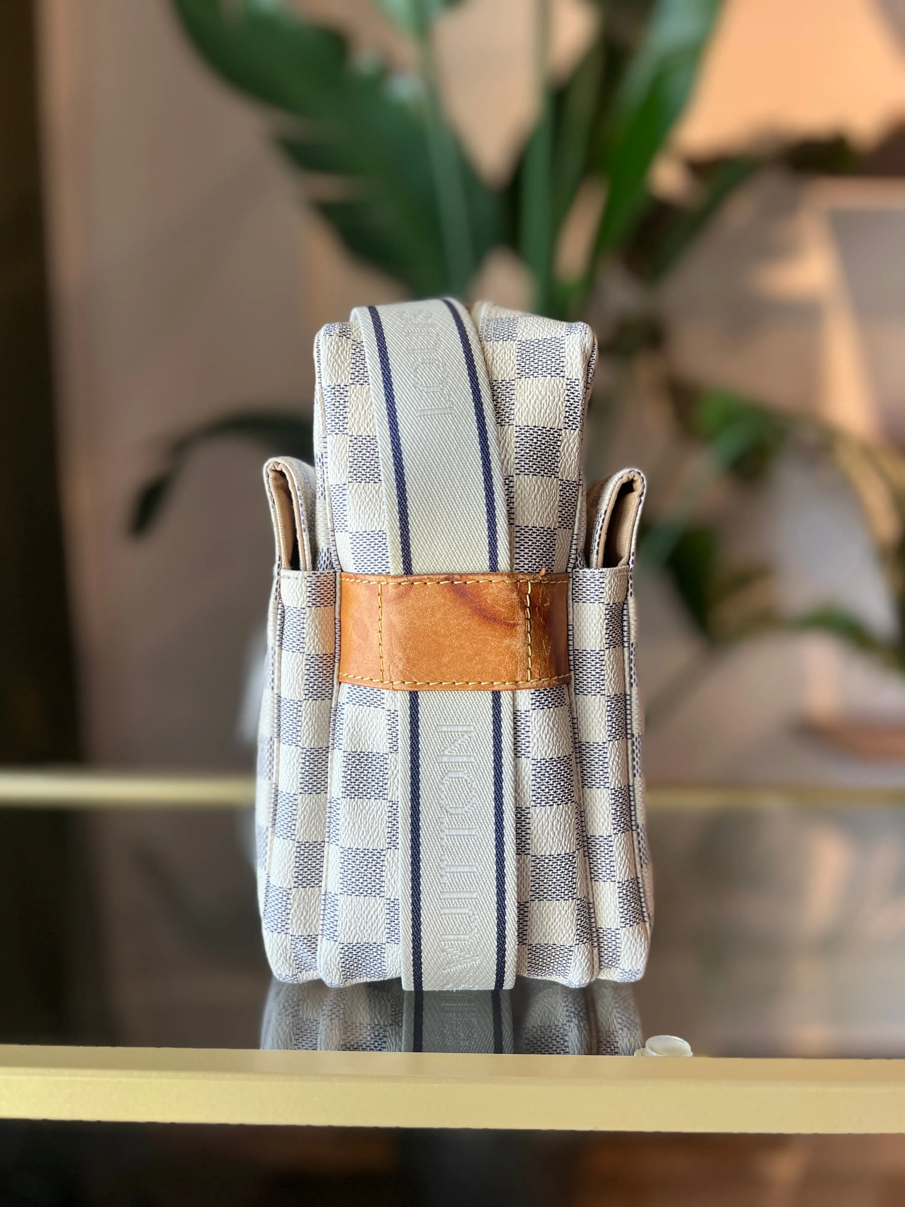 LOUIS VUITTON Naviglio Damier Azur Shoulder Bag