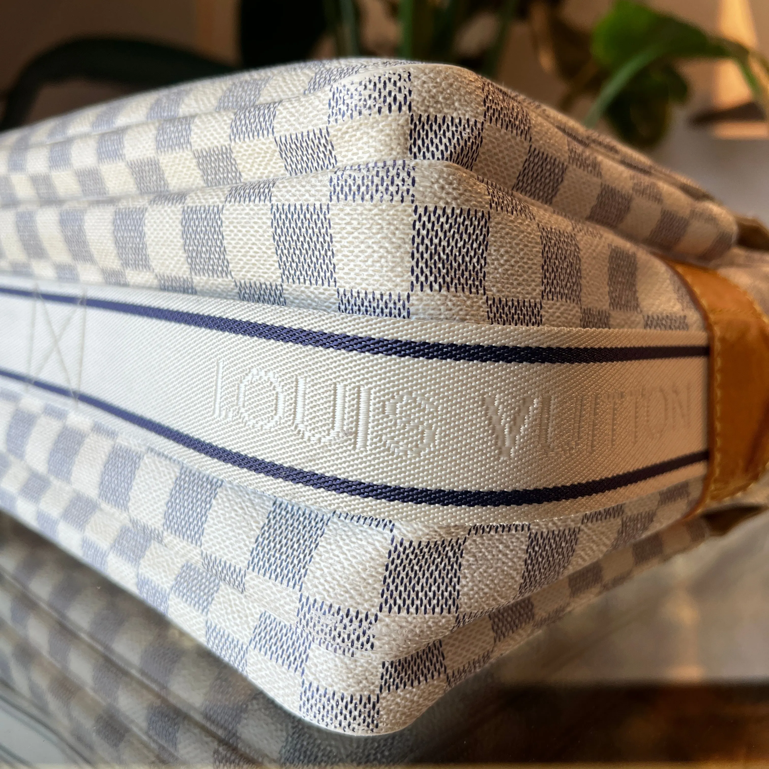 LOUIS VUITTON Naviglio Damier Azur Shoulder Bag