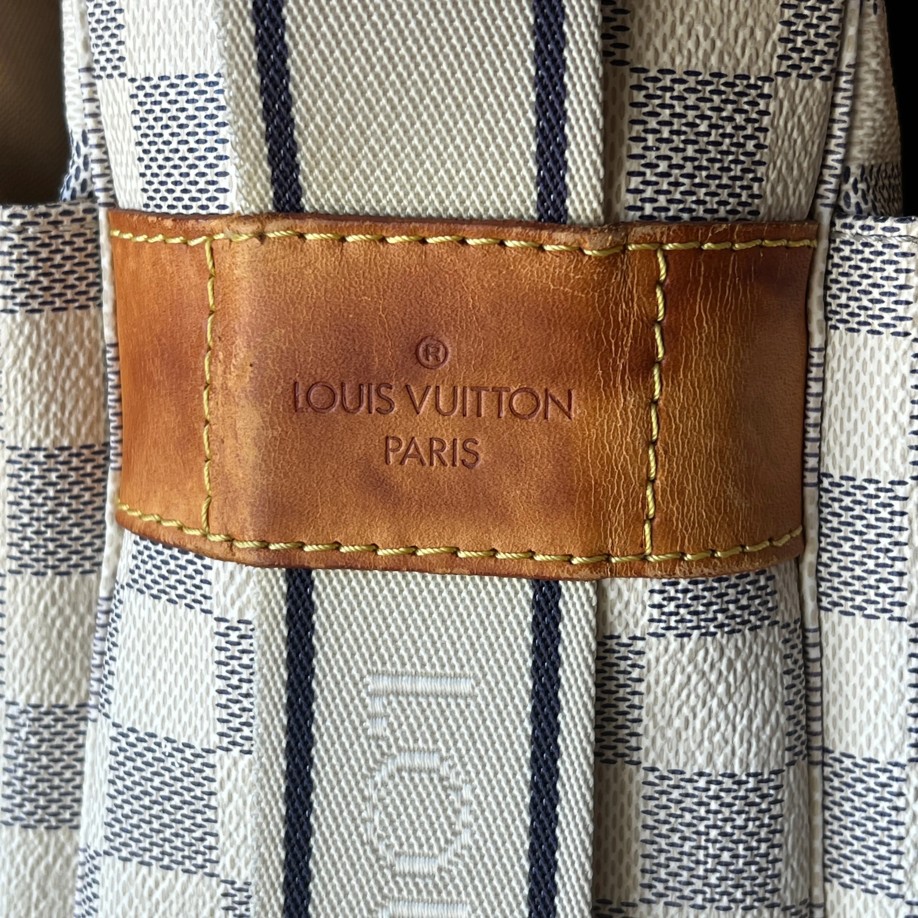 LOUIS VUITTON Naviglio Damier Azur Shoulder Bag