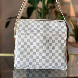 LOUIS VUITTON Naviglio Damier Azur Shoulder Bag
