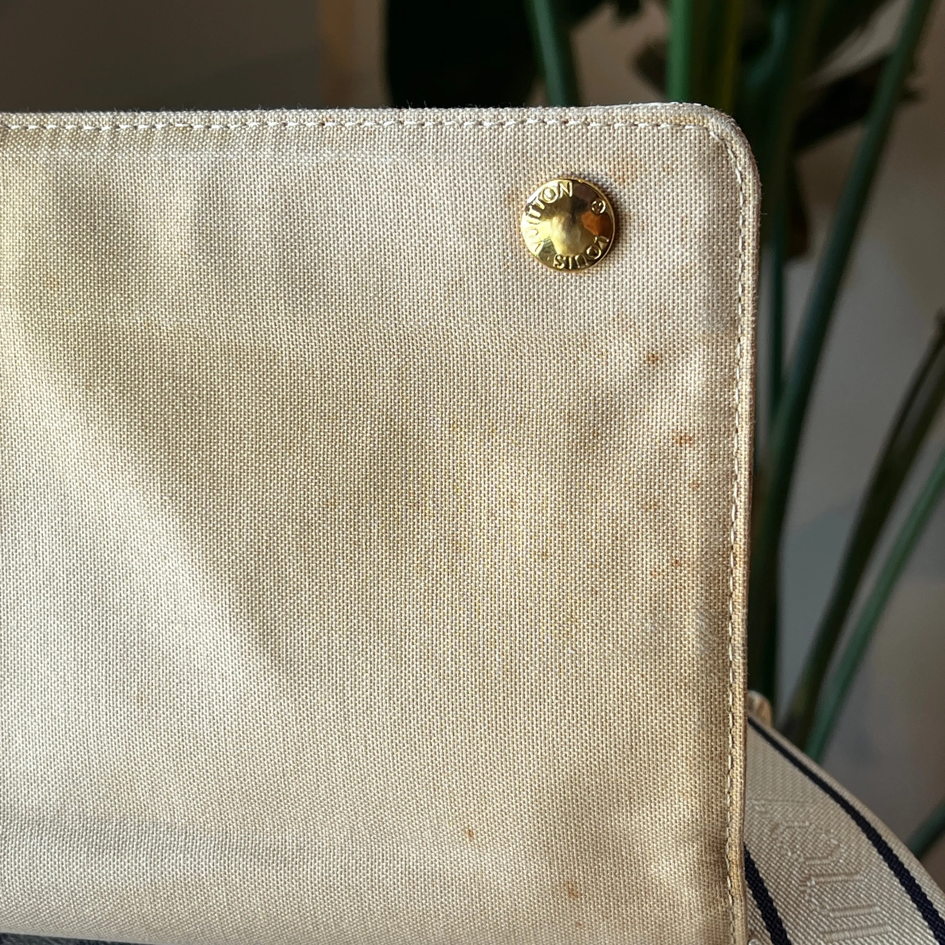 LOUIS VUITTON Naviglio Damier Azur Shoulder Bag