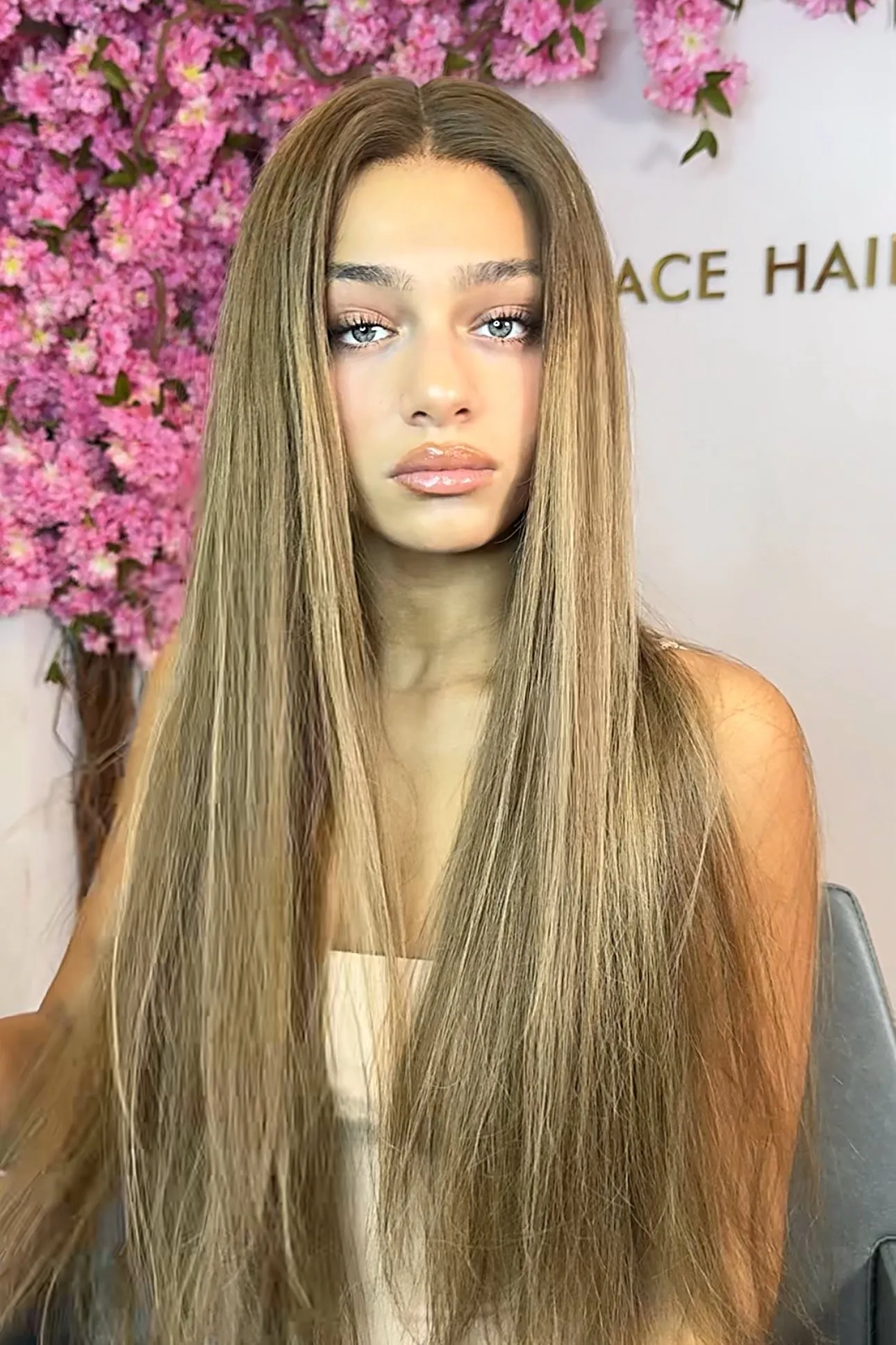Luxury Brown & Blonde Highlights Custom Colour Body Wave HD Lace Frontal Wig 160