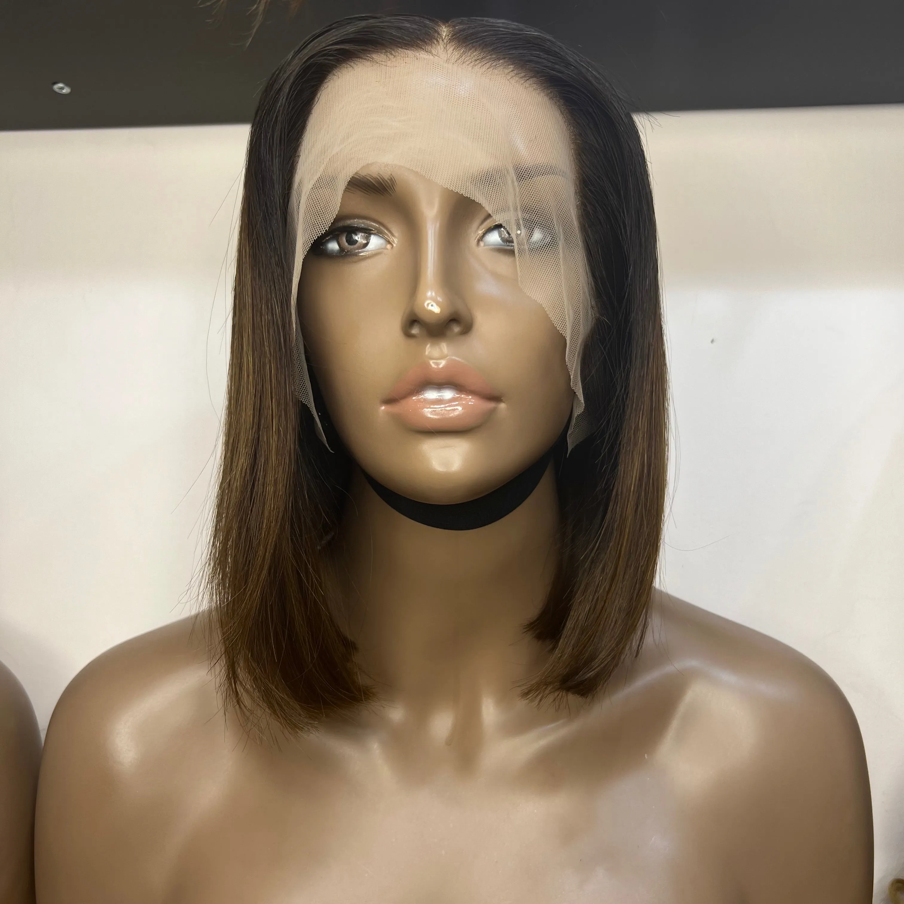 Luxury Brown Custom Colour - 10" inch Frontal Lace Wig - HD Lace SP130