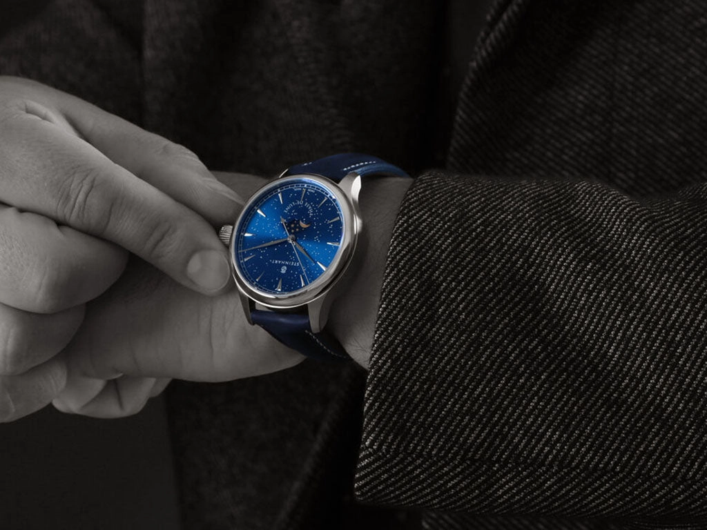 Marine 42 Moon Phase Starry Night