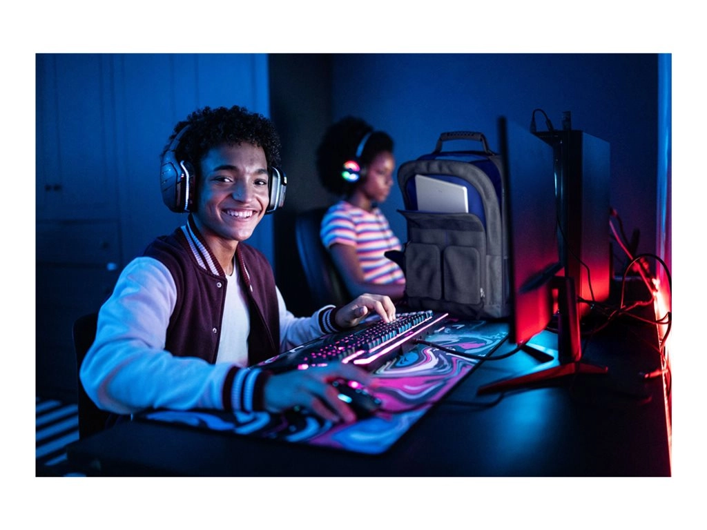MAXCases 2.0 - Notebook carrying backpack - E-Sports - rugged - 18 - black" MC-BP-ESPT2-BLK