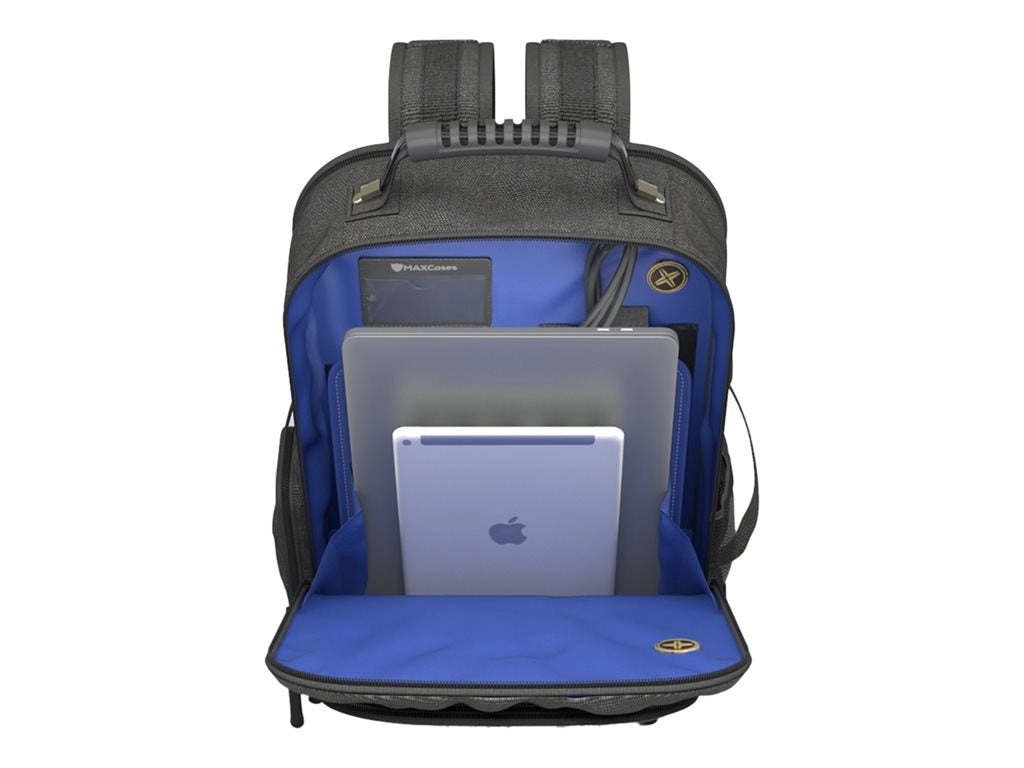 MAXCases 2.0 - Notebook carrying backpack - E-Sports - rugged - 18 - black" MC-BP-ESPT2-BLK