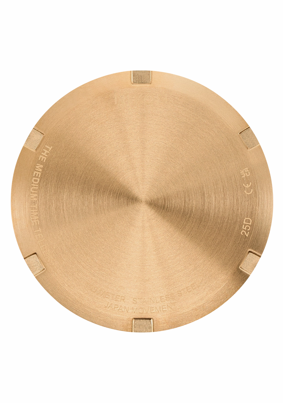Medium Time Teller - Gold / Black / Gold