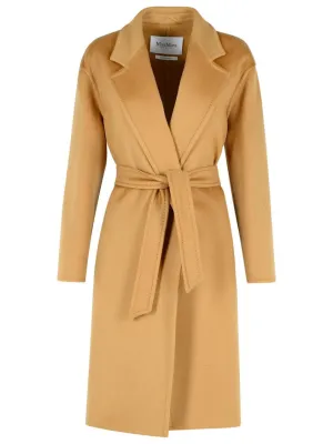 'Melinda' Beige Cashmere Coat