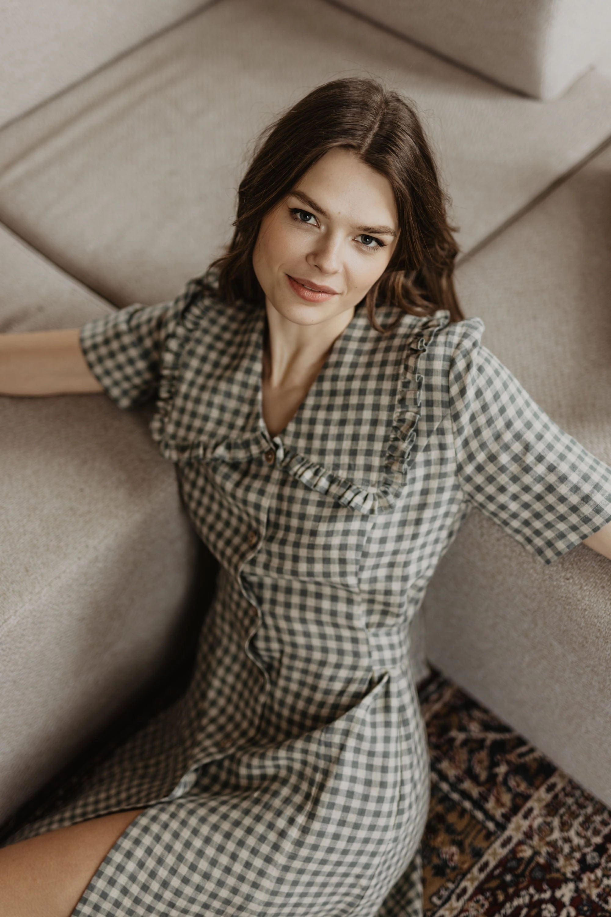 Melnrage Women's Linen Dress | Multiple Colours