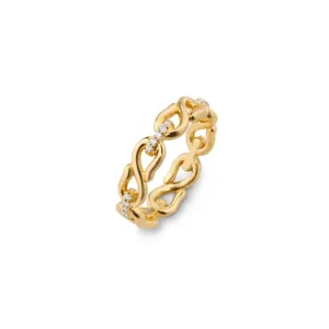 MRK Pave Diamond Infinity Stackable Ring