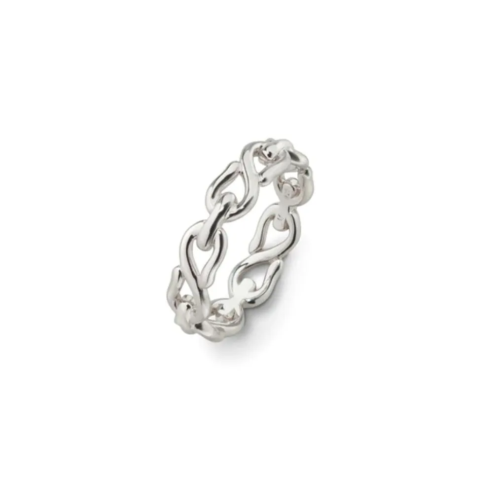 MRK Sterling Silver Infinity Stackable Ring