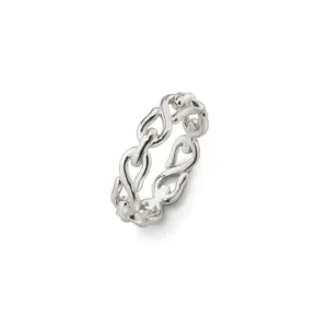 MRK Sterling Silver Infinity Stackable Ring