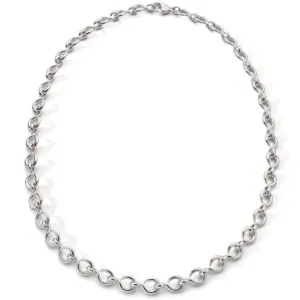 MRK The Twist Sterling Silver Midi Infinity Necklace