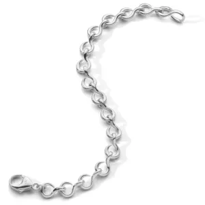 MRK The Twist Sterling Silver Petite Infinity Bracelet