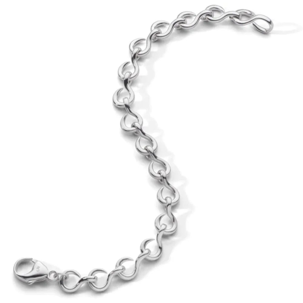 MRK The Twist Sterling Silver Petite Infinity Bracelet