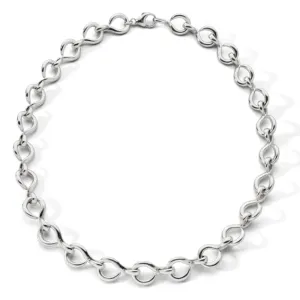 MRK The Twist Sterling Silver Premier Infinity Necklace