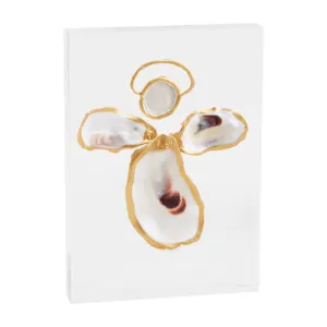 Mud Pie Acrylic Oyster Plaque
