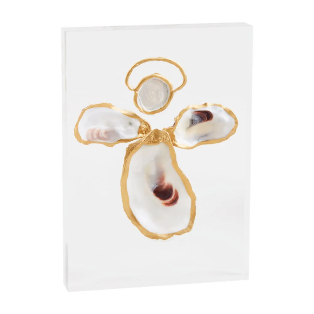 Mud Pie Acrylic Oyster Plaque