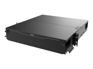 Ortronics Q-Series - Rack fiber enclosure - High Density (HD) - black - 2U EQ02U-KHC