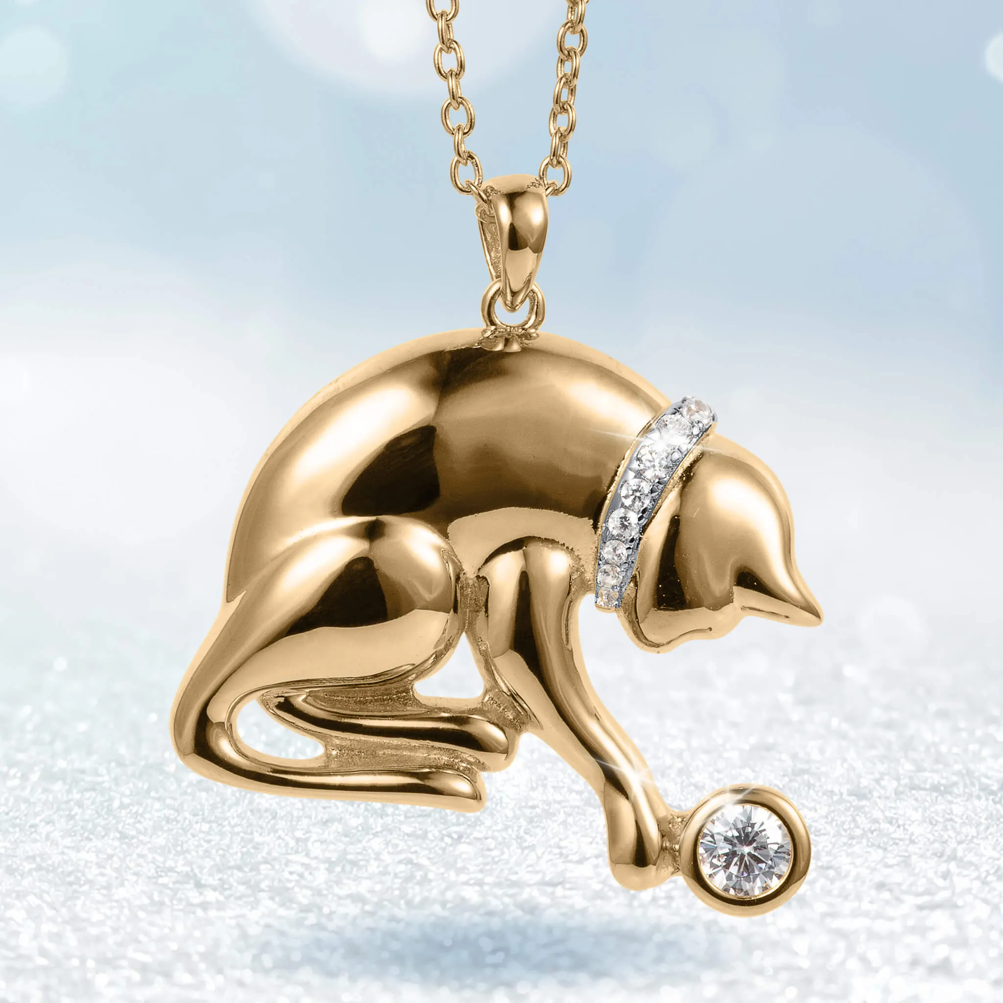 Playful Kitty Pendant
