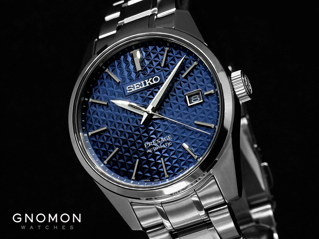 Presage Automatic Sharp Edged Aitetsu Blue Ref. SARX077