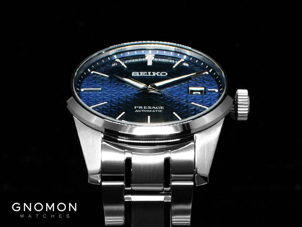 Presage Automatic Sharp Edged Aitetsu Blue Ref. SARX077