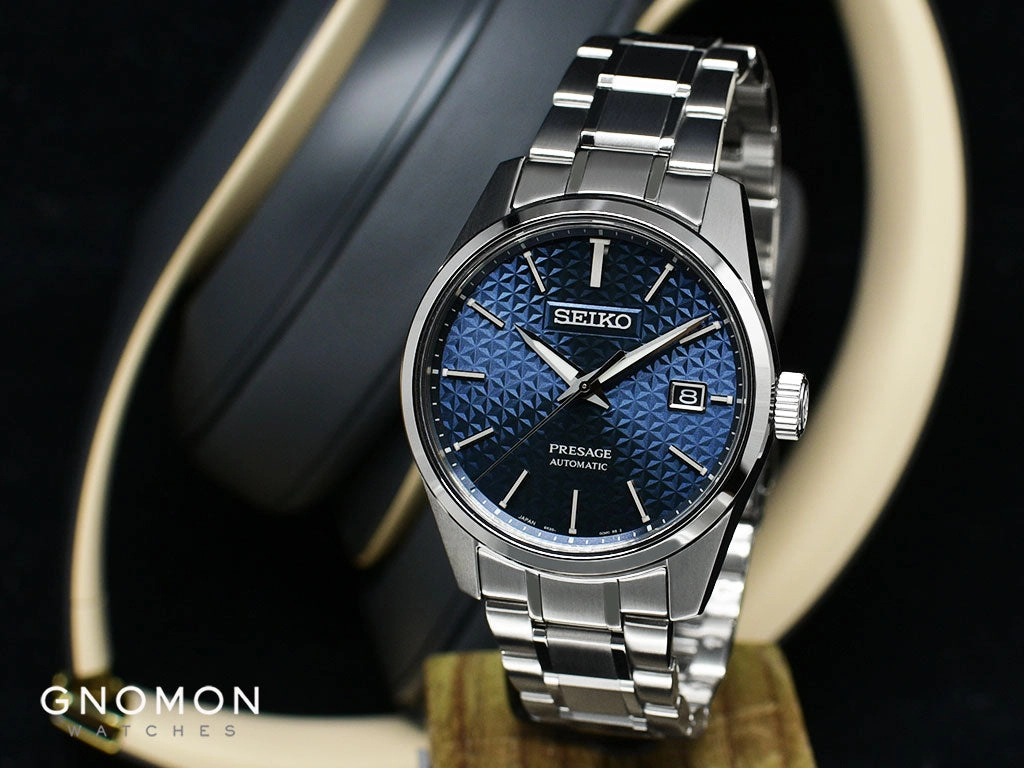 Presage Automatic Sharp Edged Aitetsu Blue Ref. SARX077