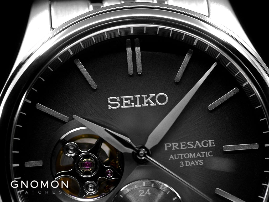 Presage Classic Series Open-Heart Grey Ref. SARJ009