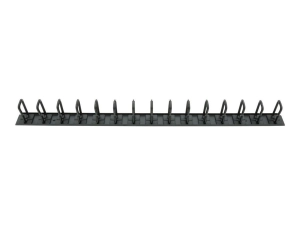 RackSolutions - Cable management bar (vertical) - plastic D-ring - black - 2.8 ft 180-4947