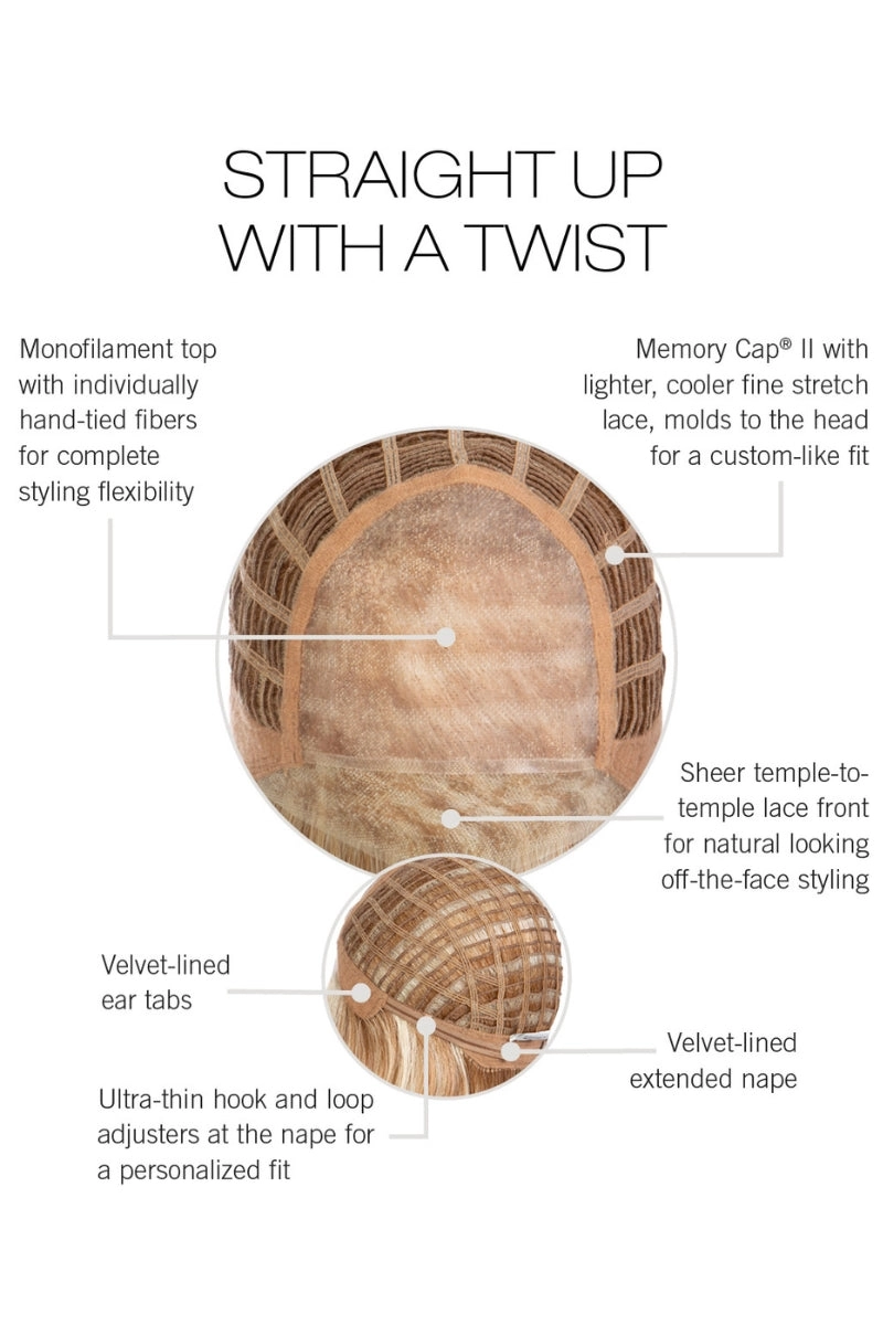 Raquel Welch Wigs - Straight Up with a Twist
