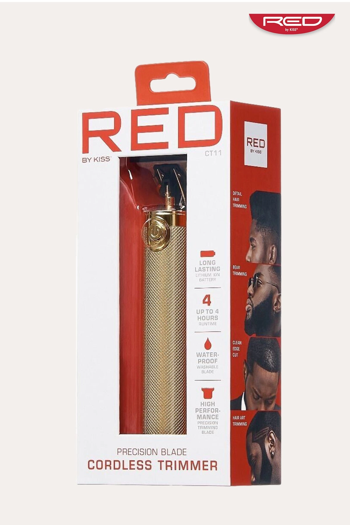 RED BY KISS CORDLESS TRIMMER CT11