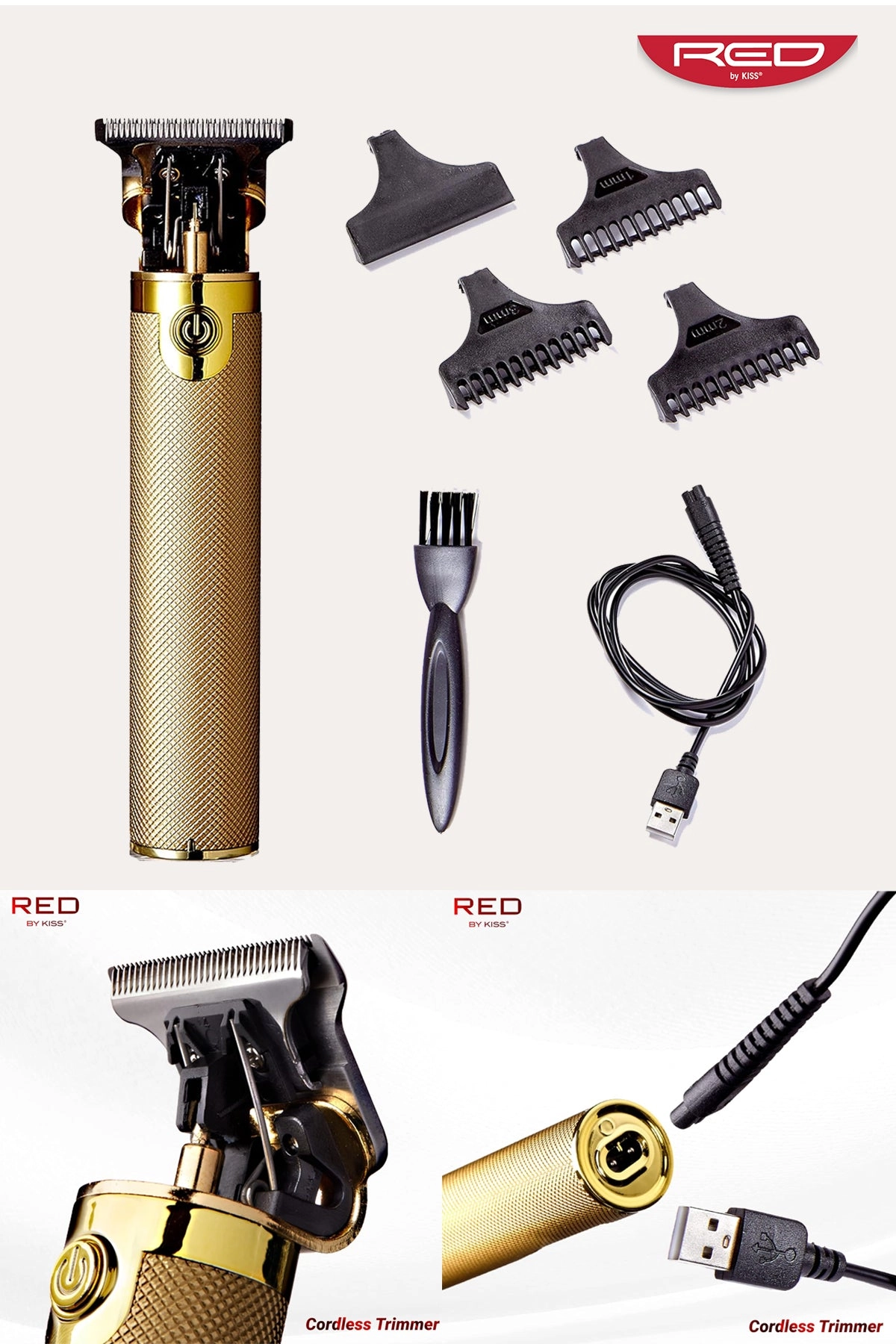 RED BY KISS CORDLESS TRIMMER CT11