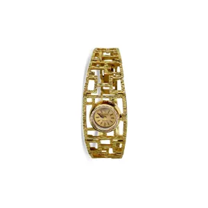 Rolex Vintage Precision  - Gold Dial, 6in Yellow Gold