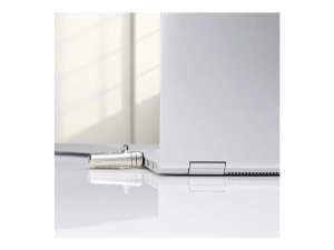 StarTech.com Nano Slot Compatible 6.6ft (2m) Cable Lock, Laptop Security - Security cable lock - black & silver - 6.6 ft SNANOC4D-LAPTOP-LOCK