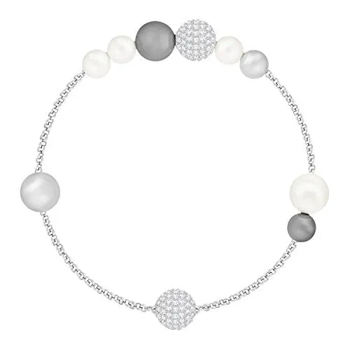 SWAROVSKI Remix Womens Silver Tone Bracelet 5365739