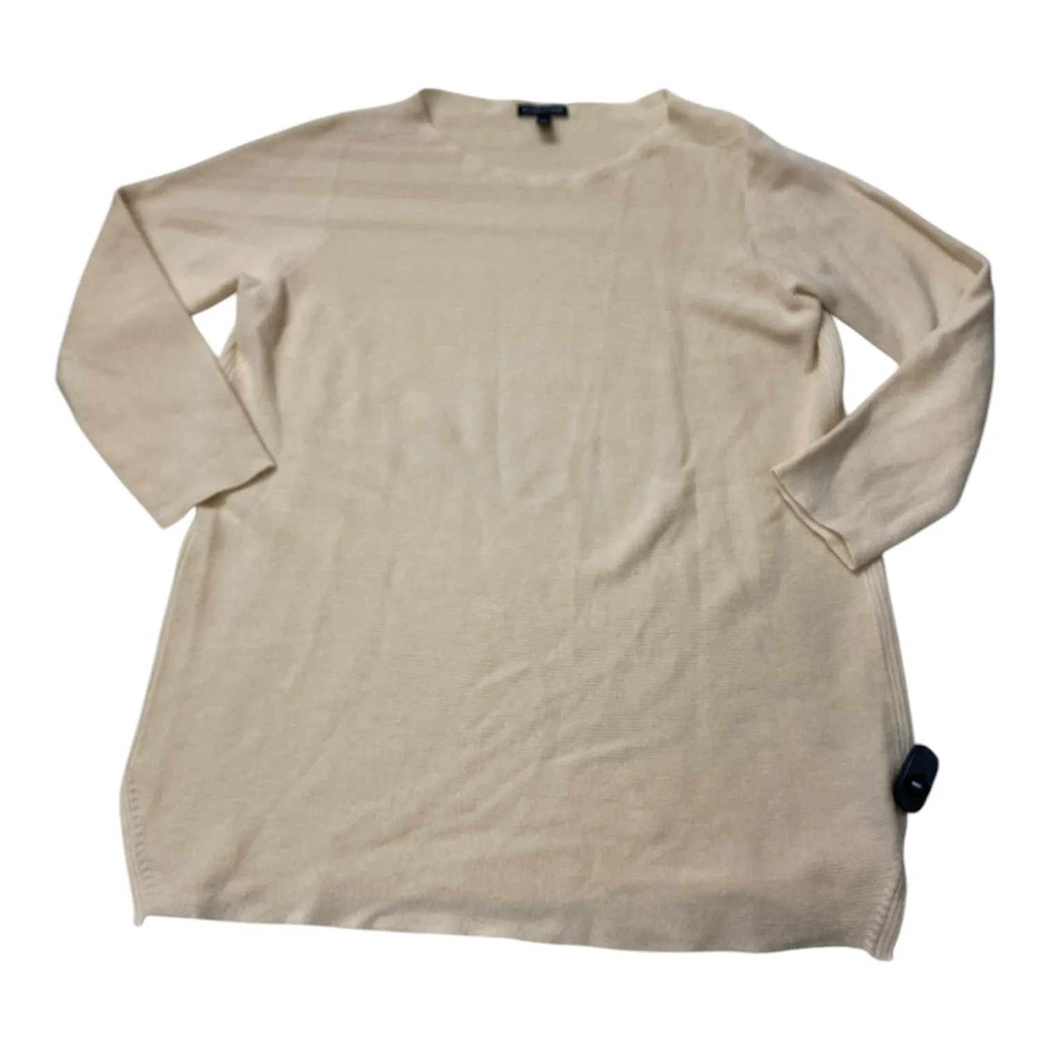 Sweater Designer By Eileen Fisher In Beige, Size:M