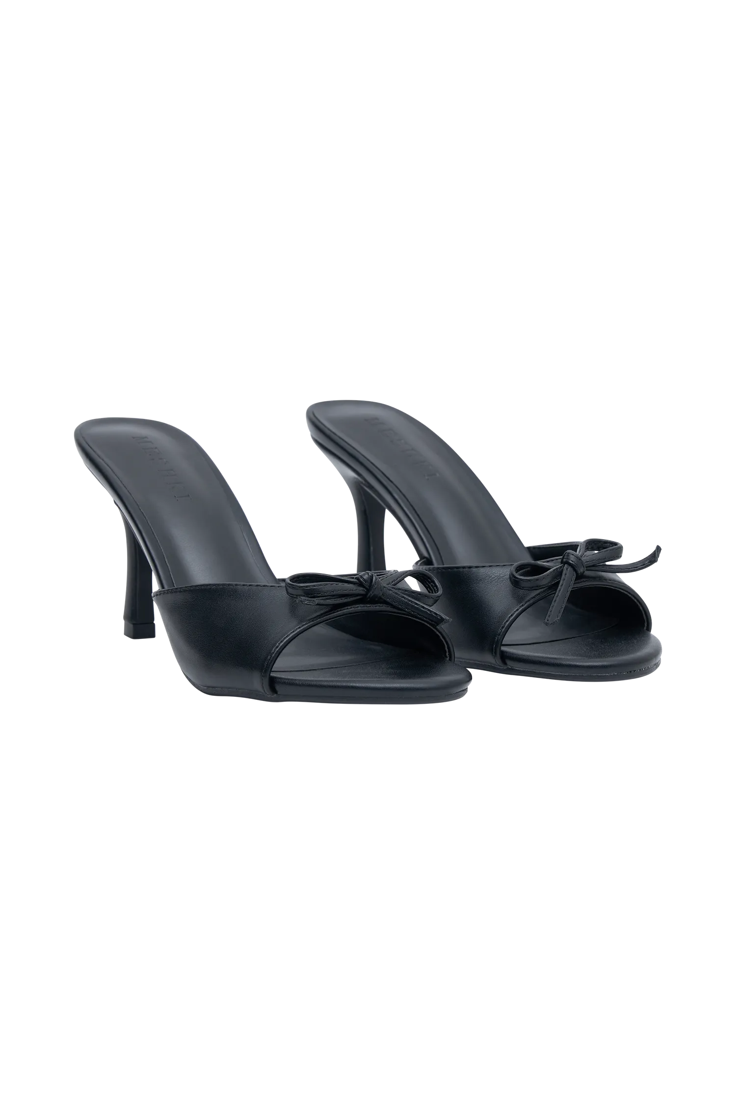 Sylvia Mule With Bow - Black