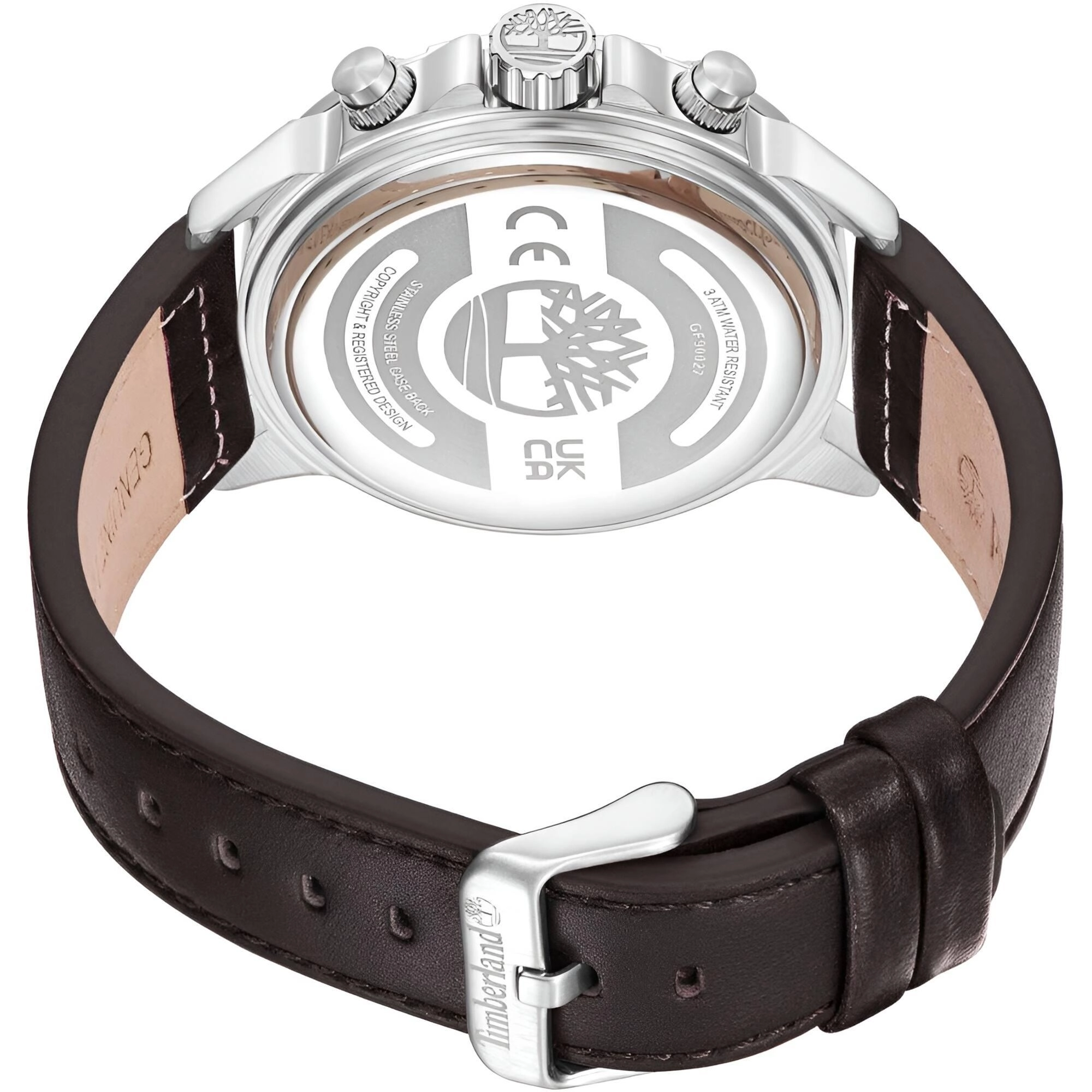 Timberland Men's Watch - Dress Sport Grey and Silver Dial Day-Date | TDWGF9002703