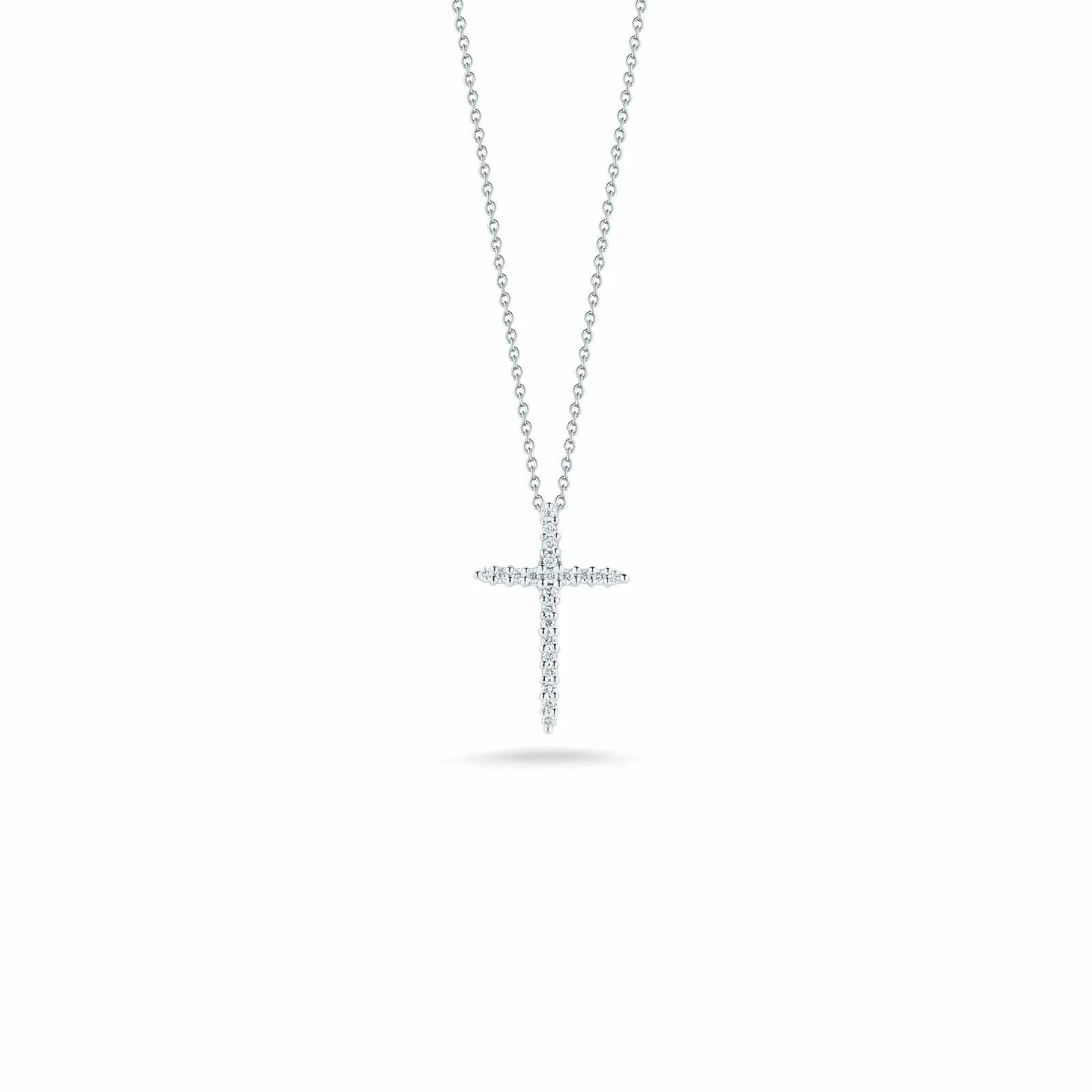 Tiny Treasures Sliver Diamond Cross Pendant