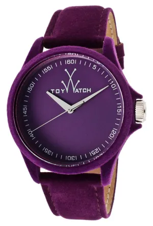 ToyWatch Sartorial Purple Velvet Touch Womens Strap Watch PE06VL