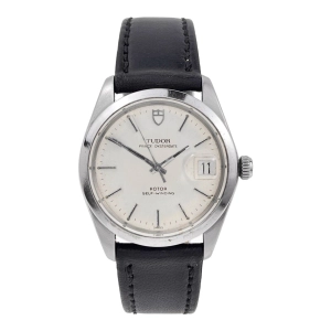 Tudor Prince Oysterdate 90520 34MM Stainless Steel Silver Dial Auto Date Watch