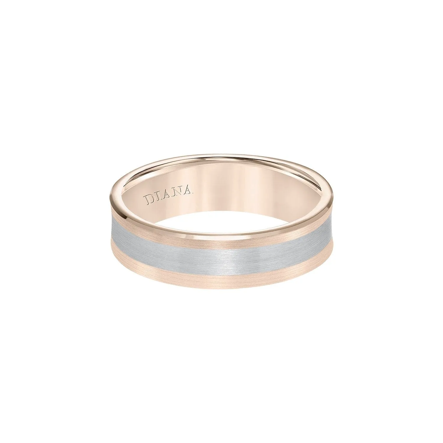 Two-Tone Concave 7.5mm Band